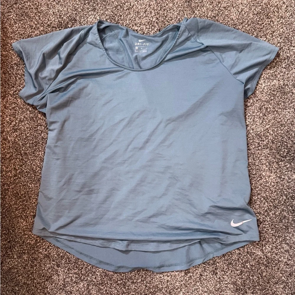Nike Women's Dri-FIT Top - gray blue color